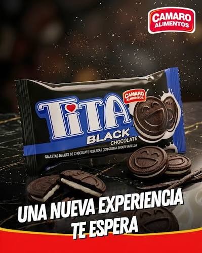 GALLETA TITA BLACK CHOCOLATE CHICO 22 G